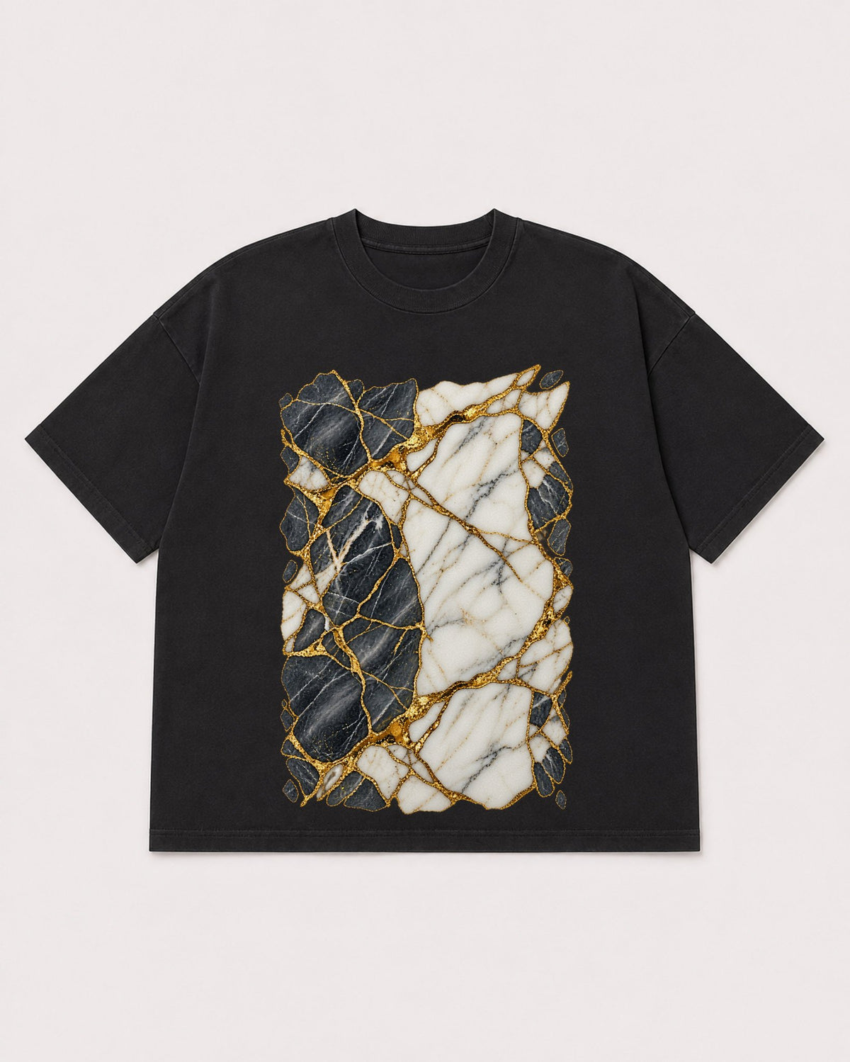 Mockup Boxy Heavyweight Tee Black product
