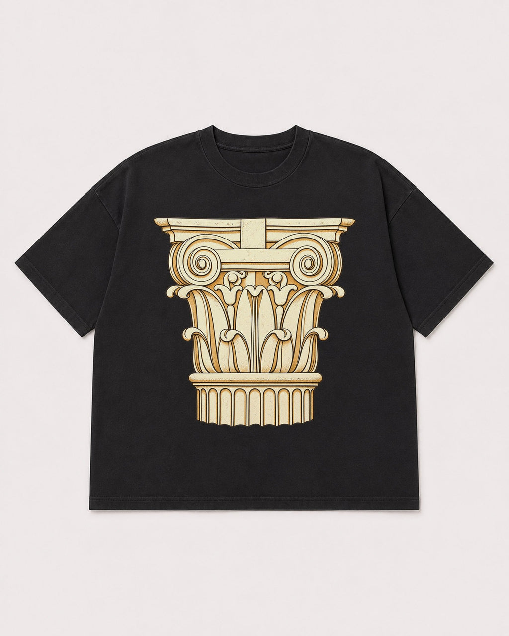 Mockup Boxy Heavyweight Tee Black product