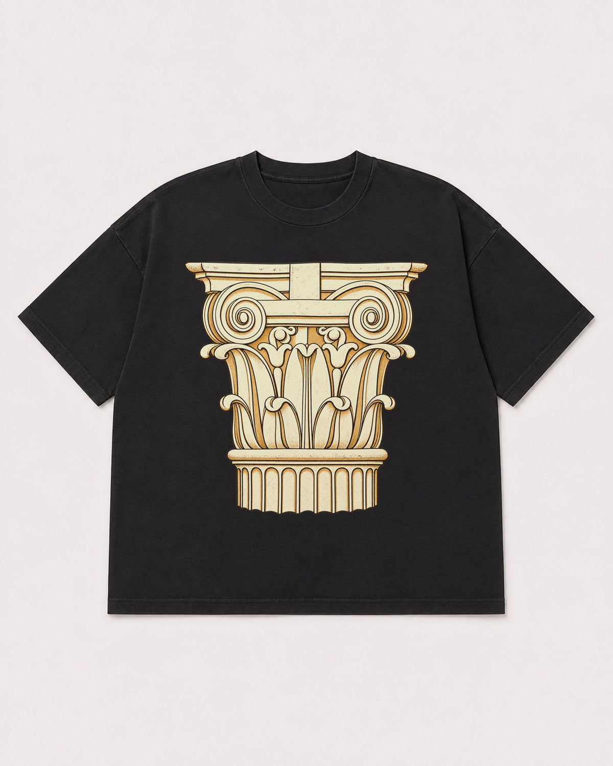 Mockup Boxy Heavyweight Tee Black product