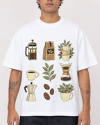 Mockup Boxy Heavyweight Tee White male close-up 06