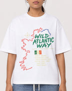Mockup Boxy Heavyweight Tee White female close-up 16