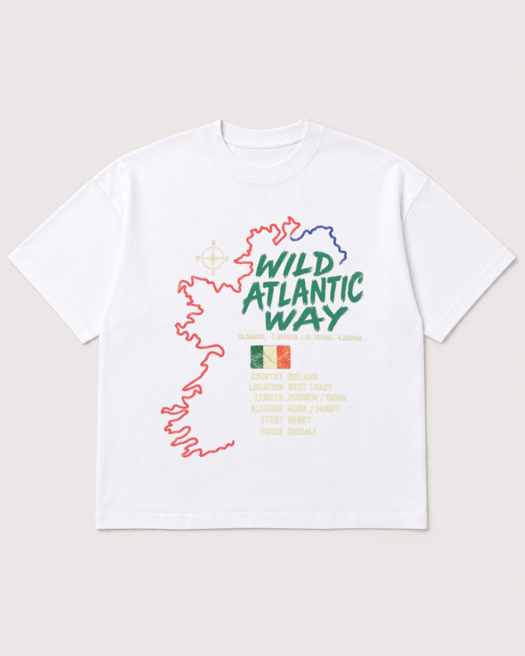 Mockup Boxy Heavyweight Tee White product