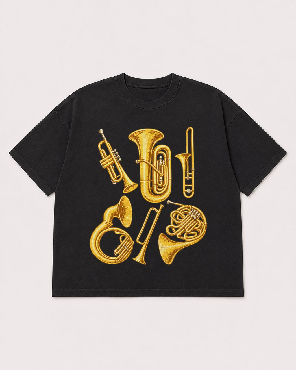 Mockup Boxy Heavyweight Tee Black product