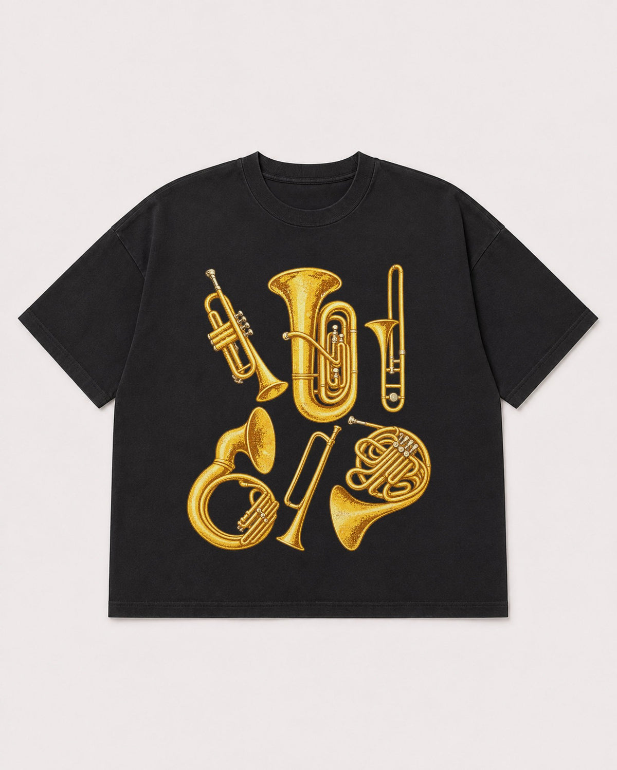 Mockup Boxy Heavyweight Tee Black product