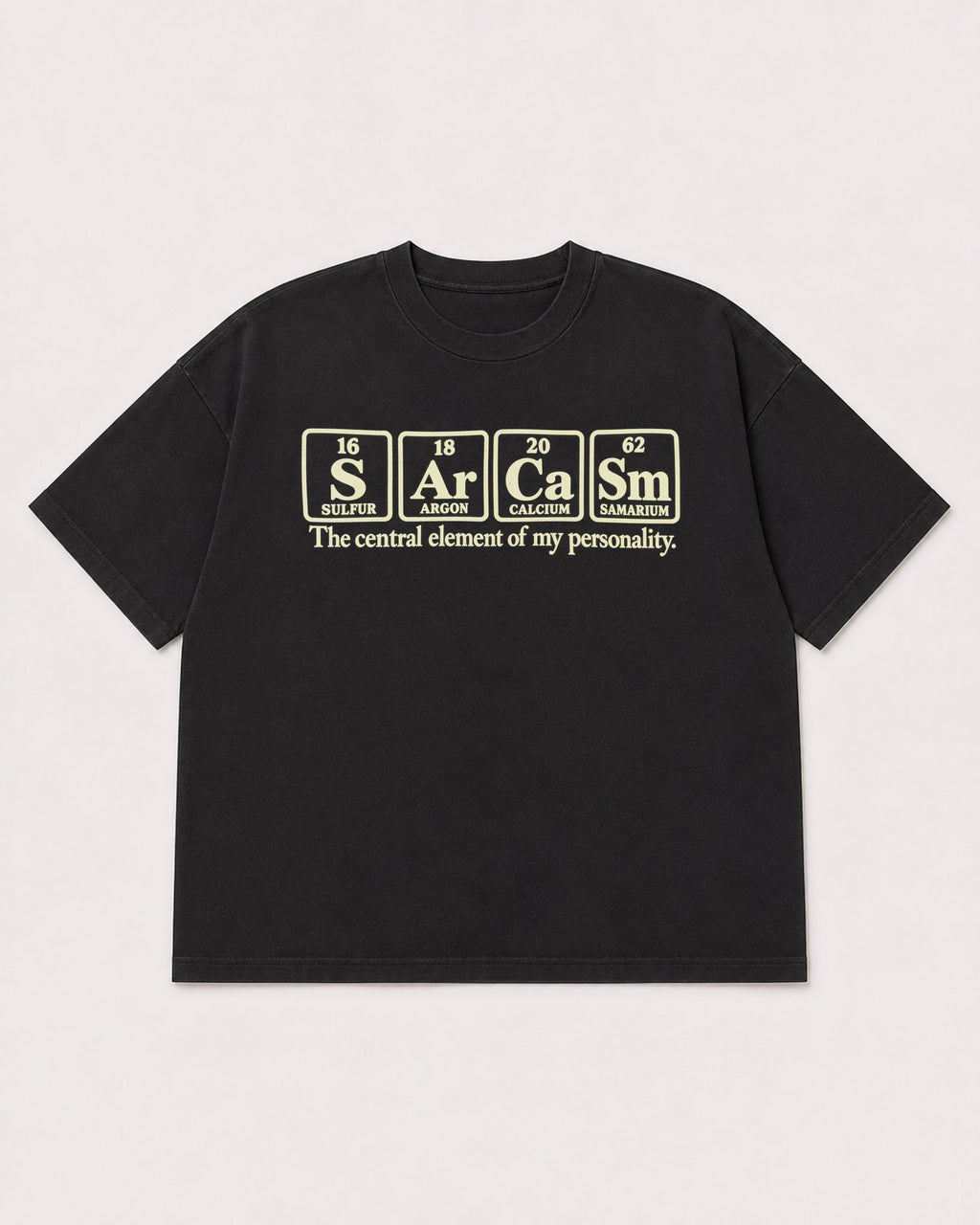 Mockup Boxy Heavyweight Tee Black product