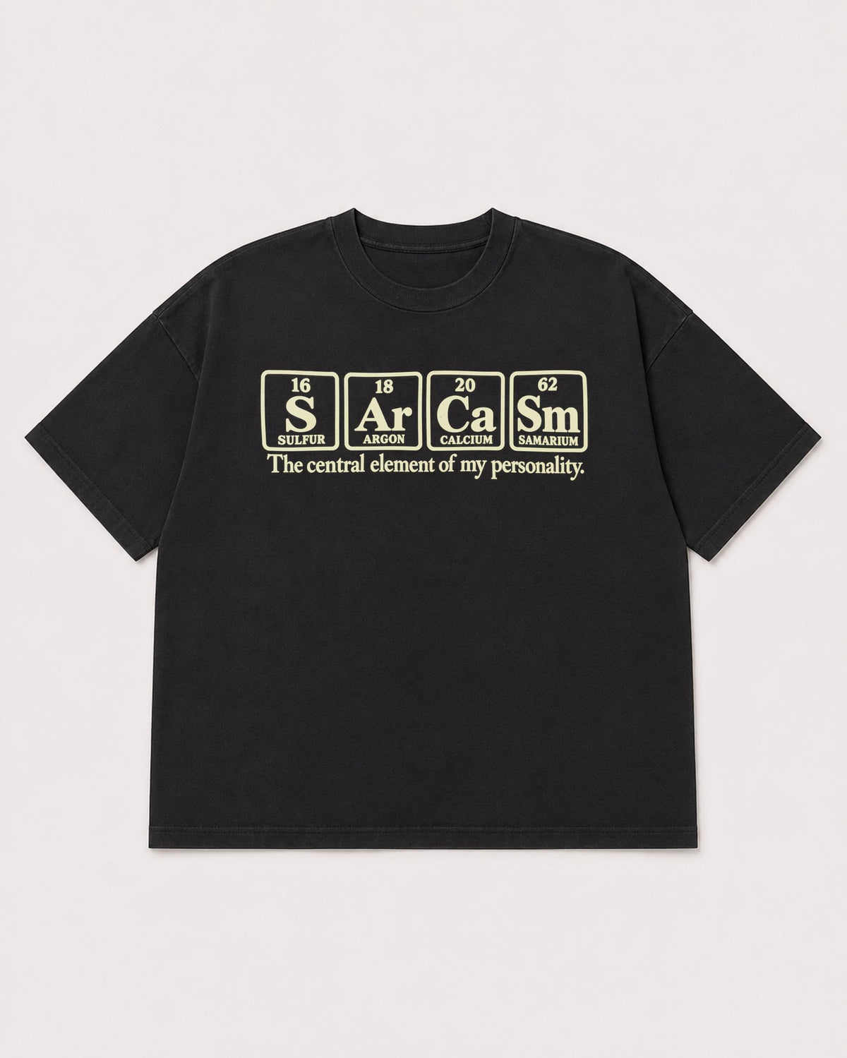 Mockup Boxy Heavyweight Tee Black product
