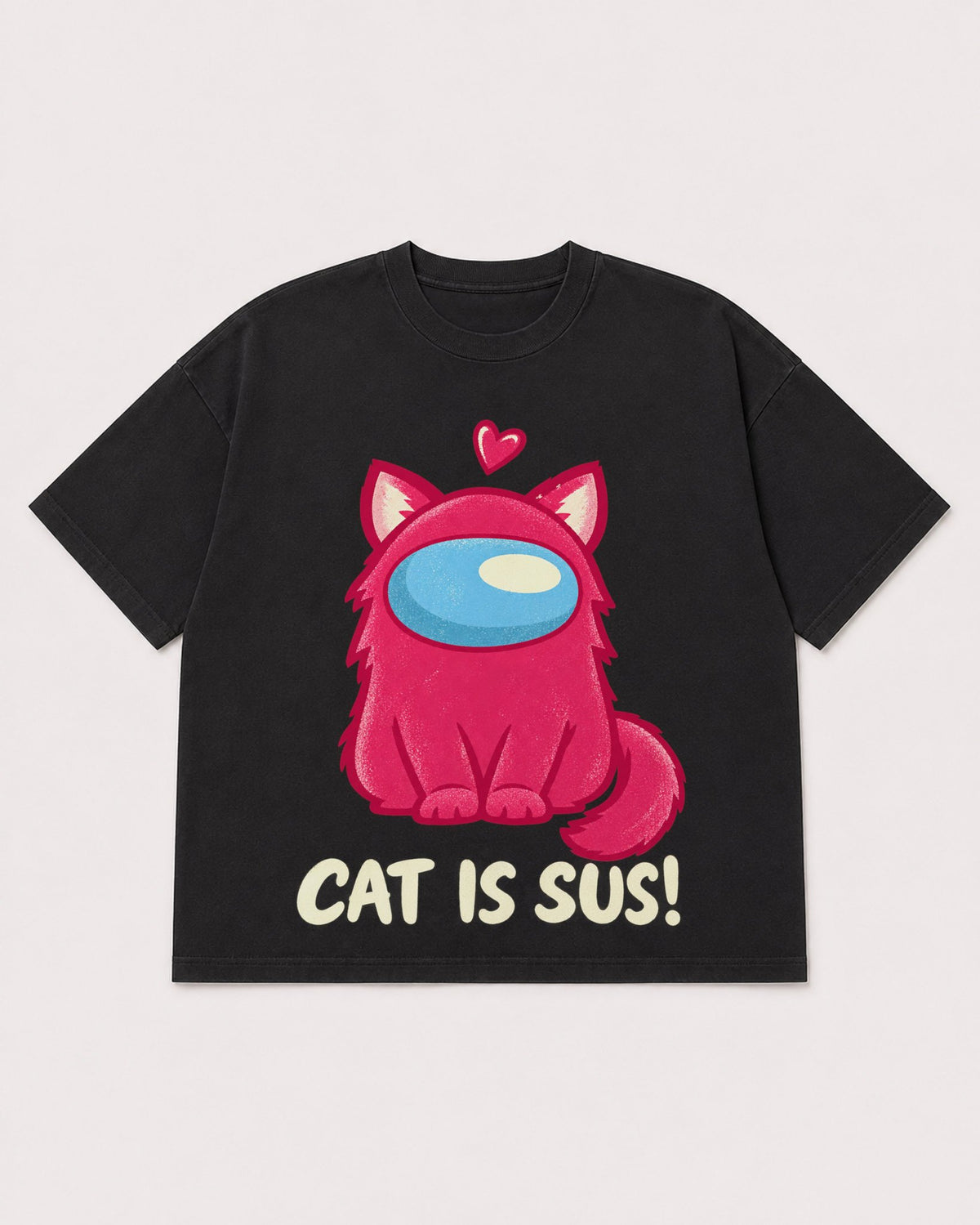 Mockup Boxy Heavyweight Tee Black product
