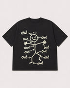 Mockup Boxy Heavyweight Tee Black product