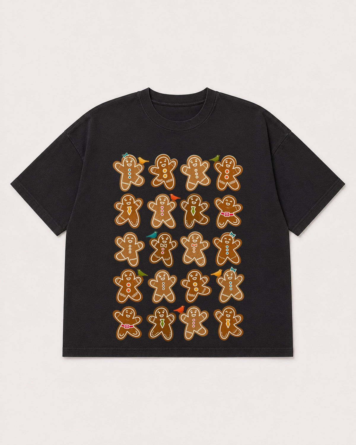 Mockup Boxy Heavyweight Tee Black product