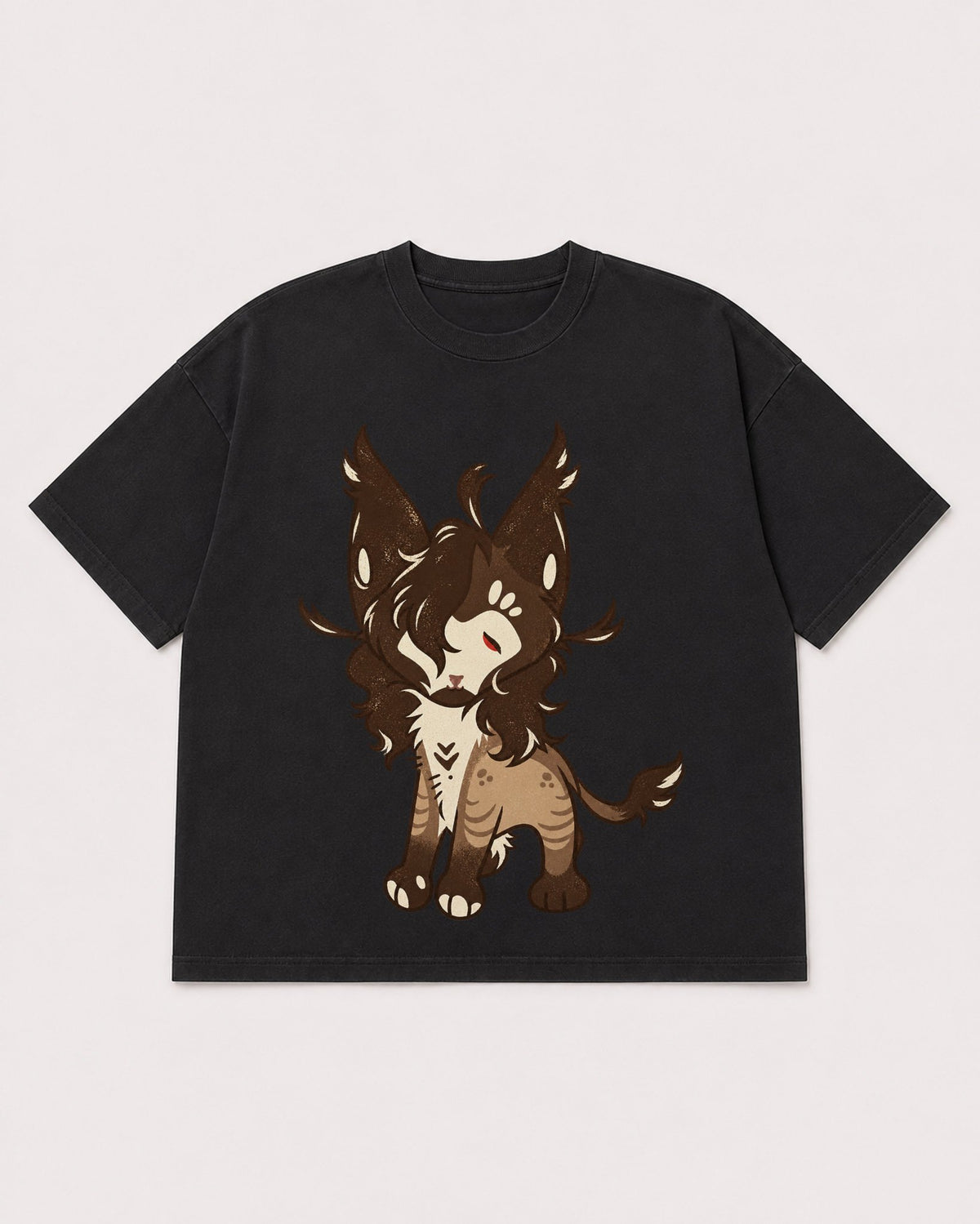 Mockup Boxy Heavyweight Tee Black product