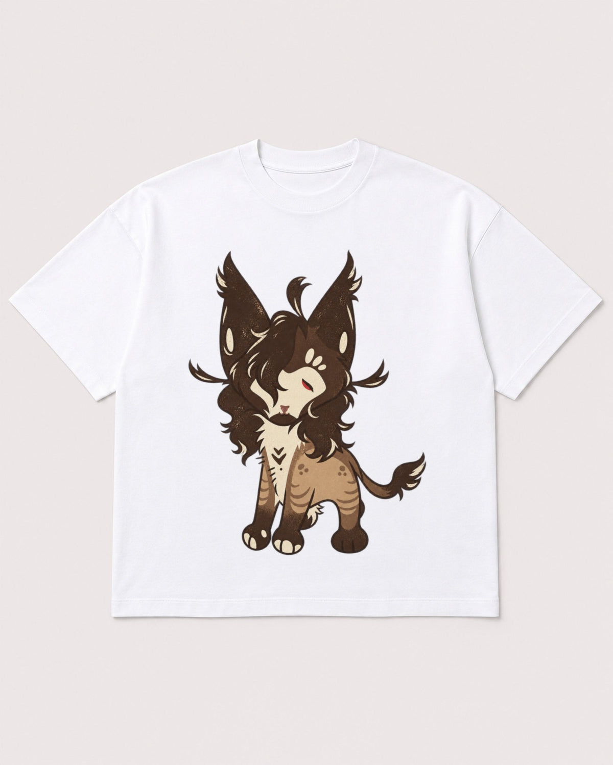 Mockup Boxy Heavyweight Tee White product