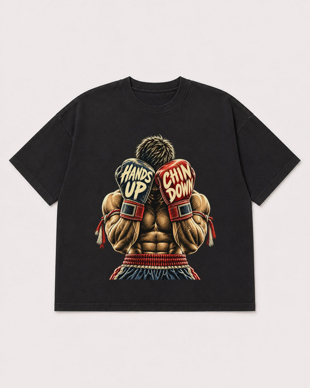 Mockup Boxy Heavyweight Tee Black product