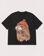 Mockup Boxy Heavyweight Tee Black product
