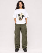 Mockup Boxy Heavyweight Tee White female full-body 07