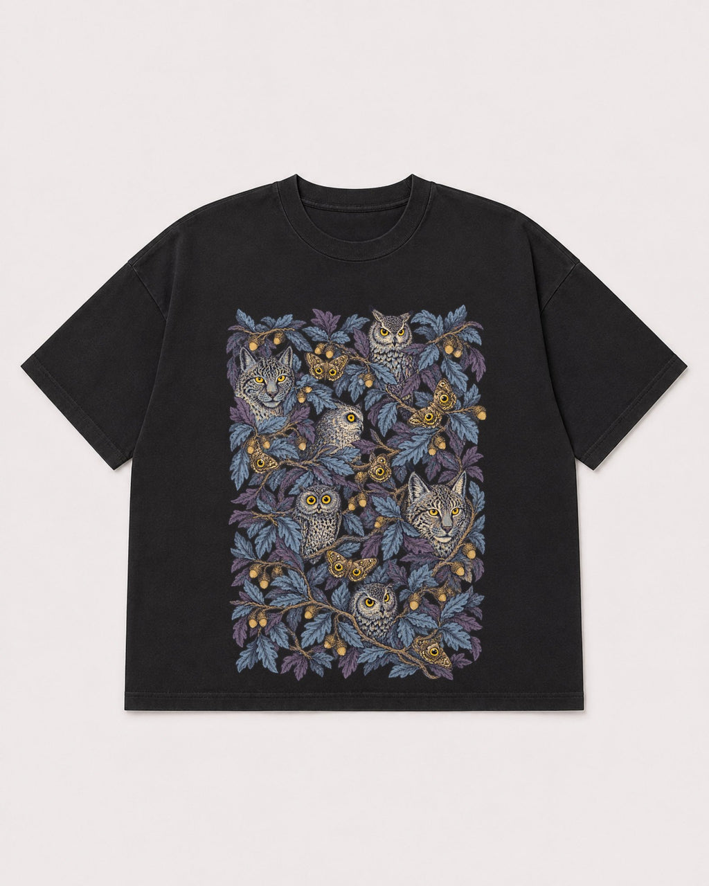 Mockup Boxy Heavyweight Tee Black product