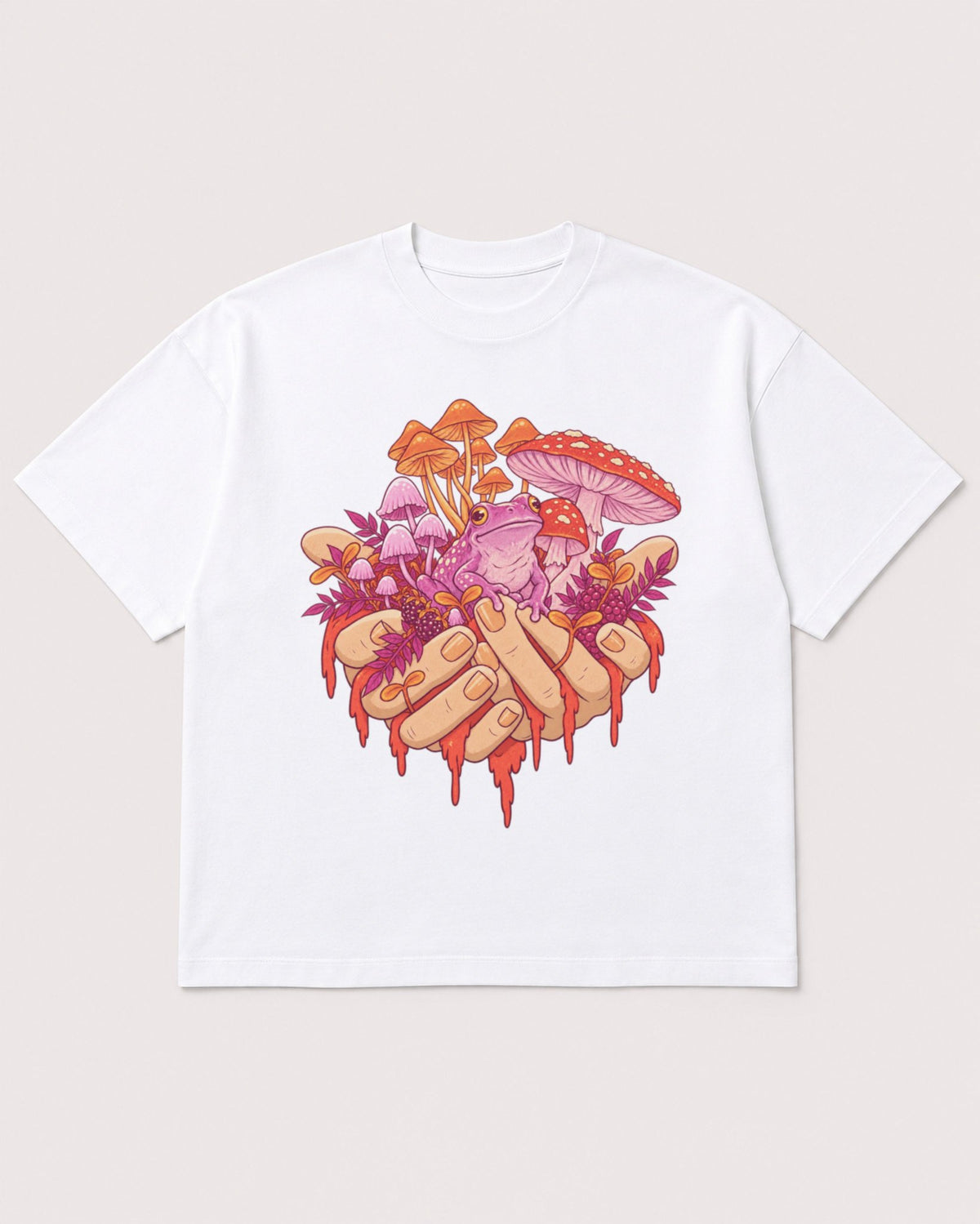 Mockup Boxy Heavyweight Tee White product
