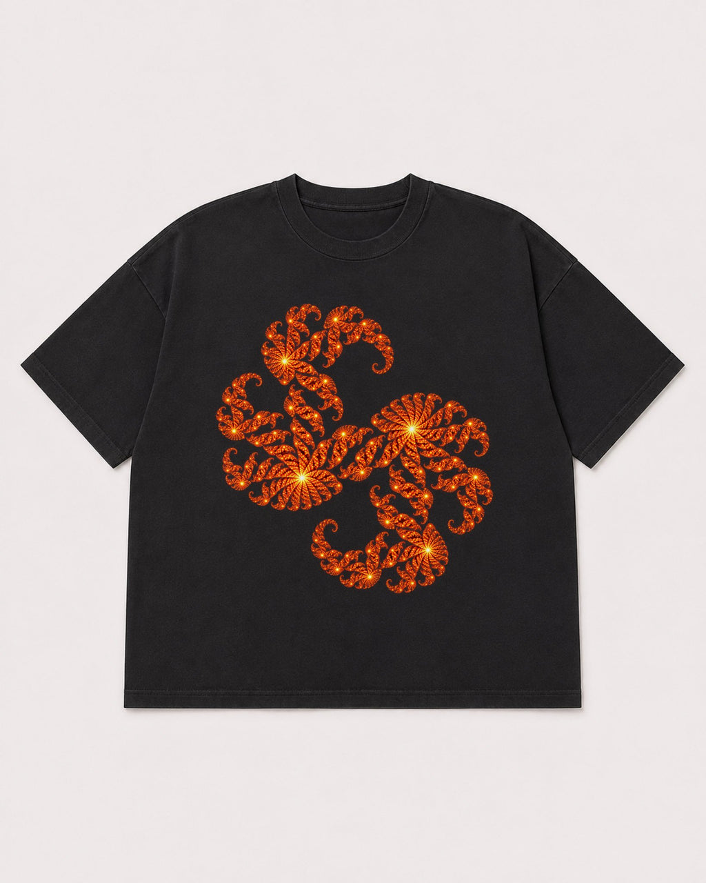 Mockup Boxy Heavyweight Tee Black product