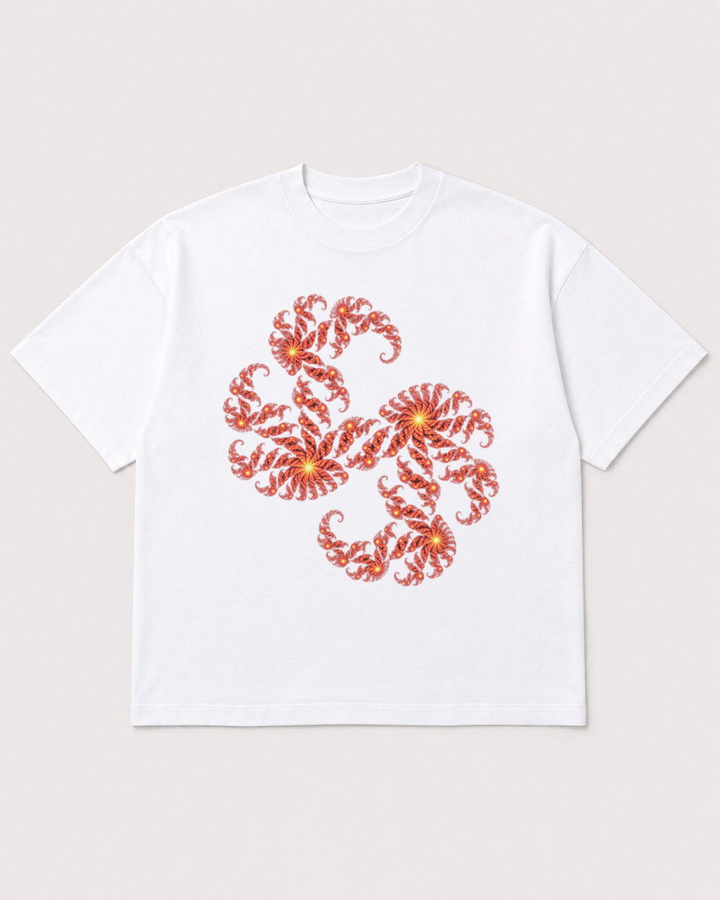Mockup Boxy Heavyweight Tee White product