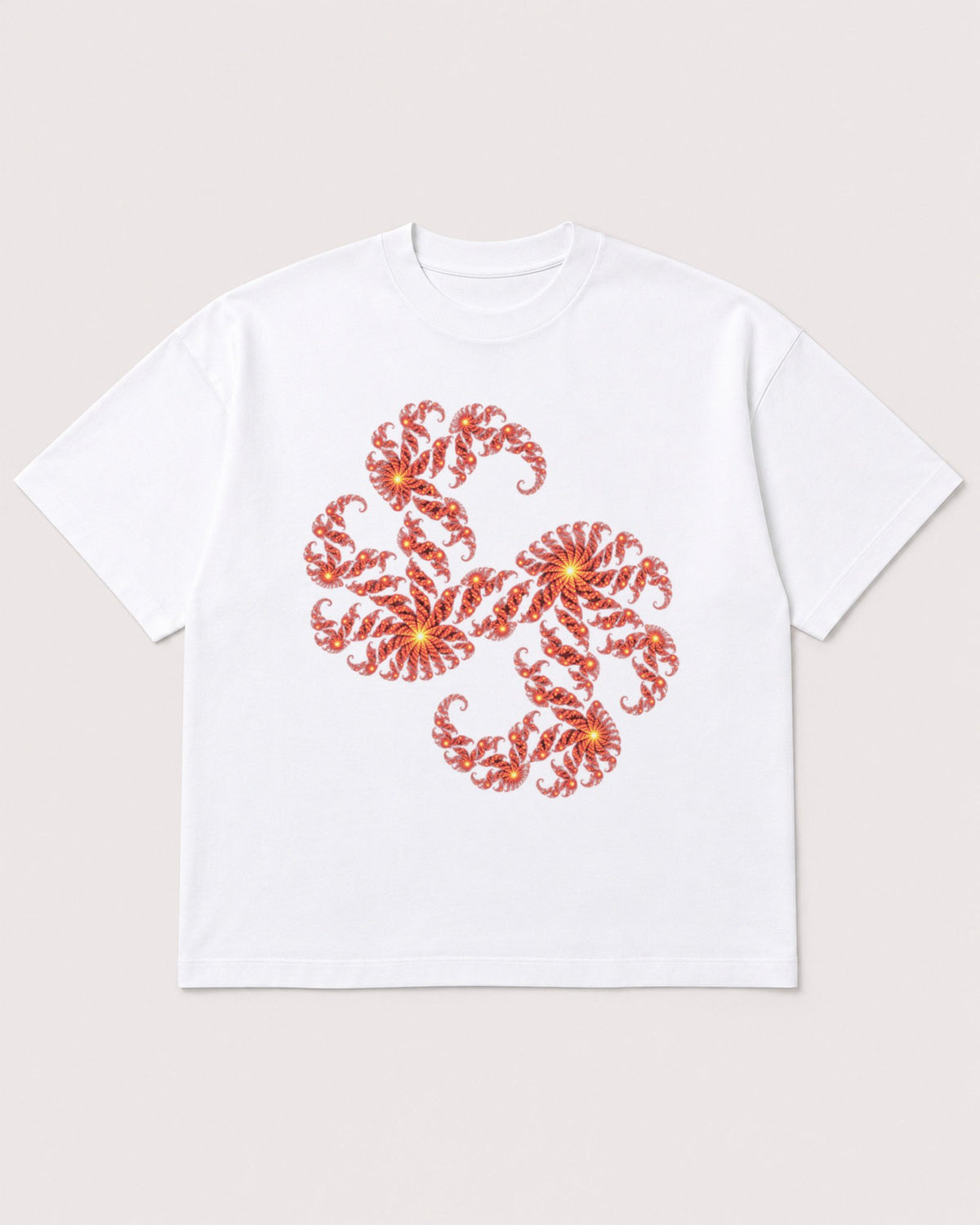 Mockup Boxy Heavyweight Tee White product