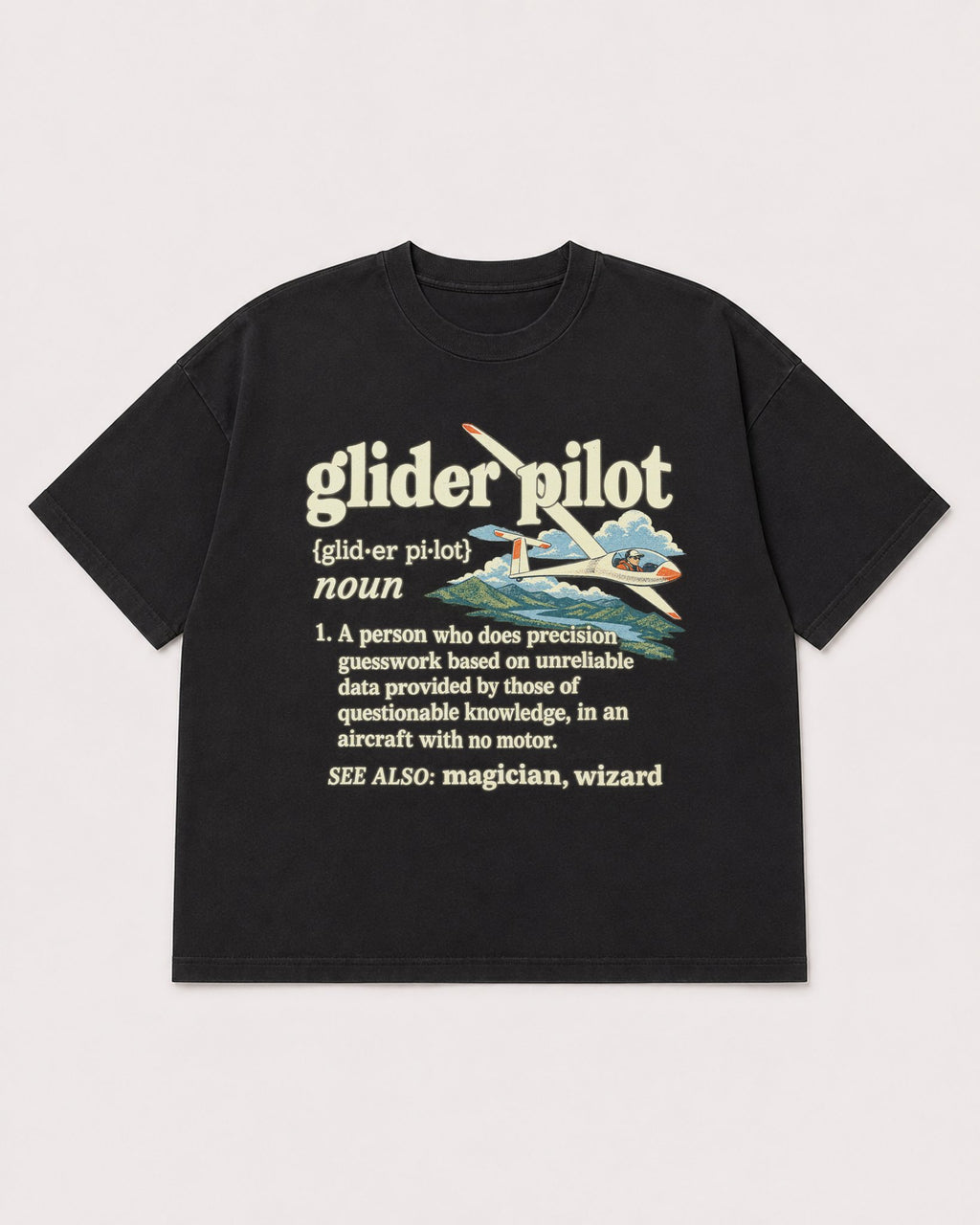 Mockup Boxy Heavyweight Tee Black product