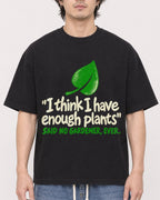 Mockup Boxy Heavyweight Tee Black male close-up 03