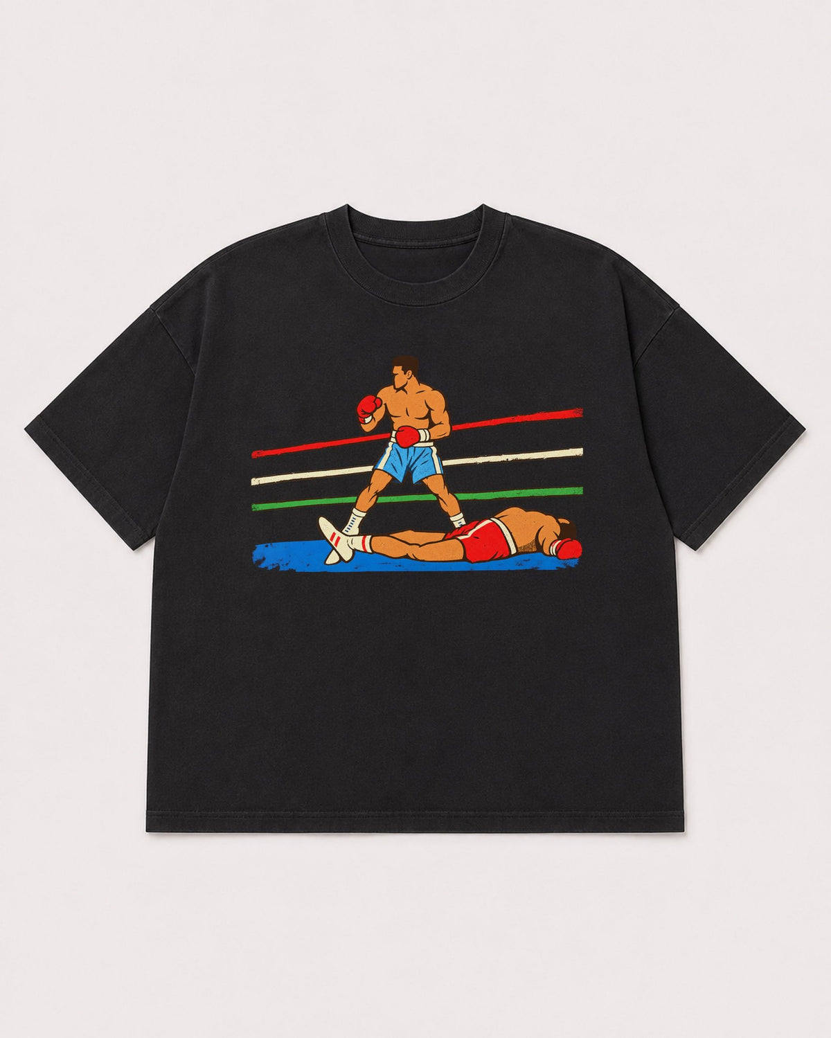 Mockup Boxy Heavyweight Tee Black product