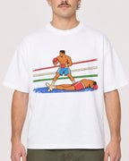 Mockup Boxy Heavyweight Tee White male close-up 19