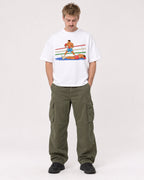 Mockup Boxy Heavyweight Tee White male full-body 19