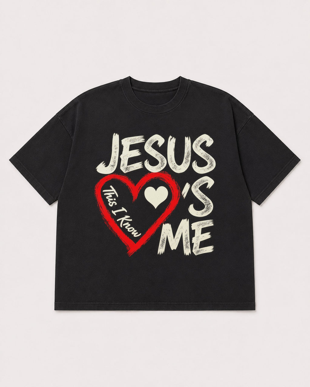 Mockup Boxy Heavyweight Tee Black product