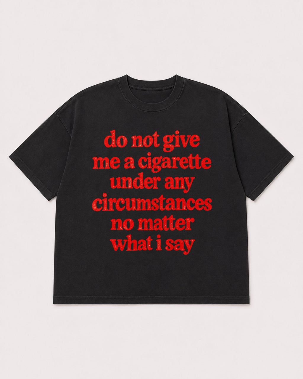 Mockup Boxy Heavyweight Tee Black product