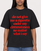 Mockup Boxy Heavyweight Tee Black female close-up 04