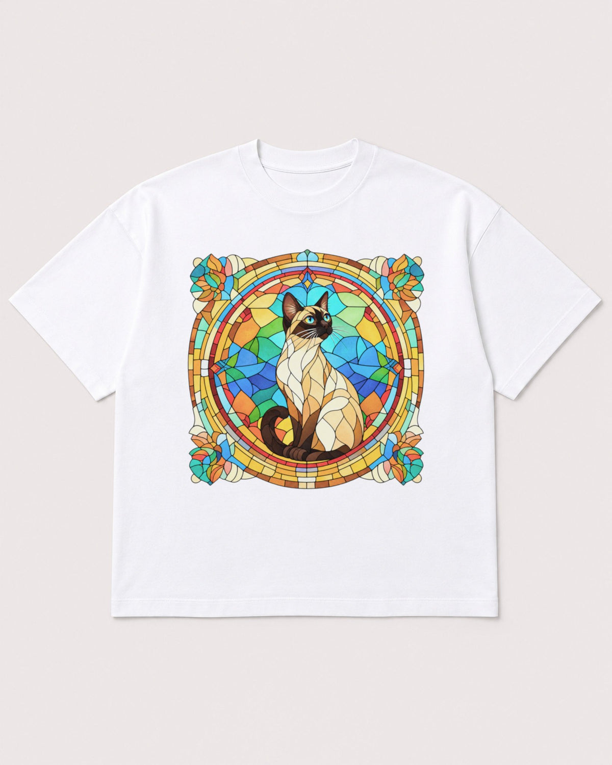 Mockup Boxy Heavyweight Tee White product