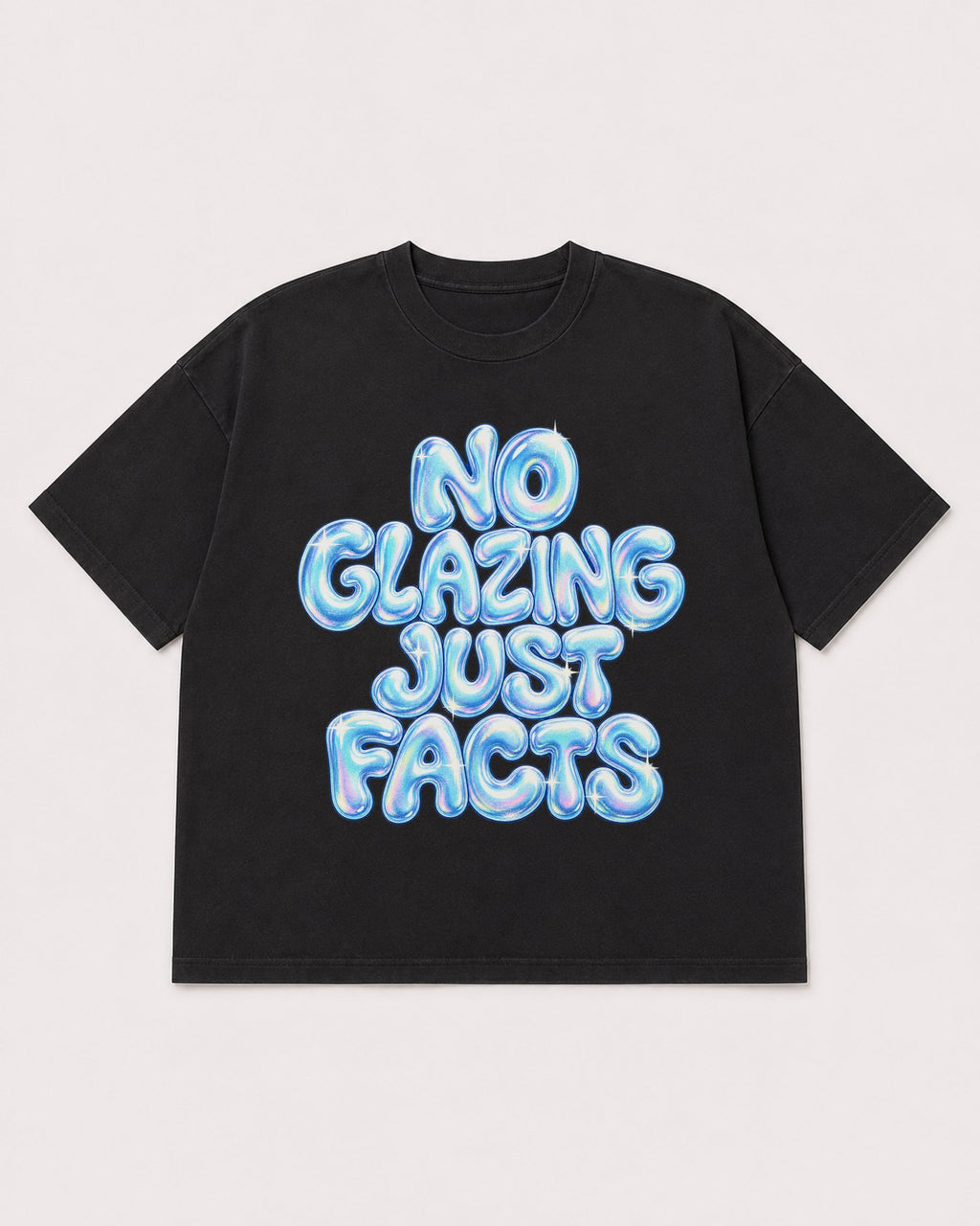 Mockup Boxy Heavyweight Tee Black product