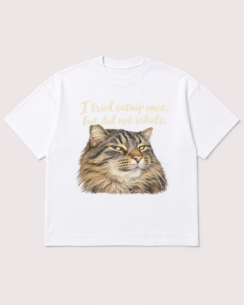 Mockup Boxy Heavyweight Tee White product
