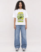 Mockup Boxy Heavyweight Tee White female full-body 10