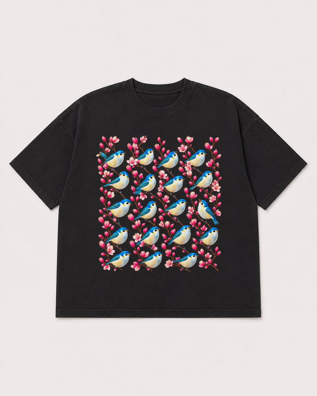 Mockup Boxy Heavyweight Tee Black product