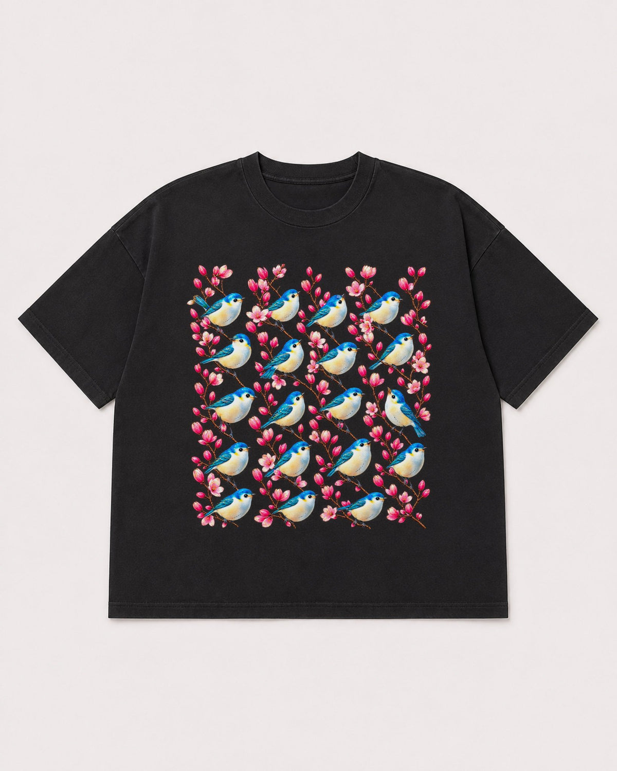 Mockup Boxy Heavyweight Tee Black product