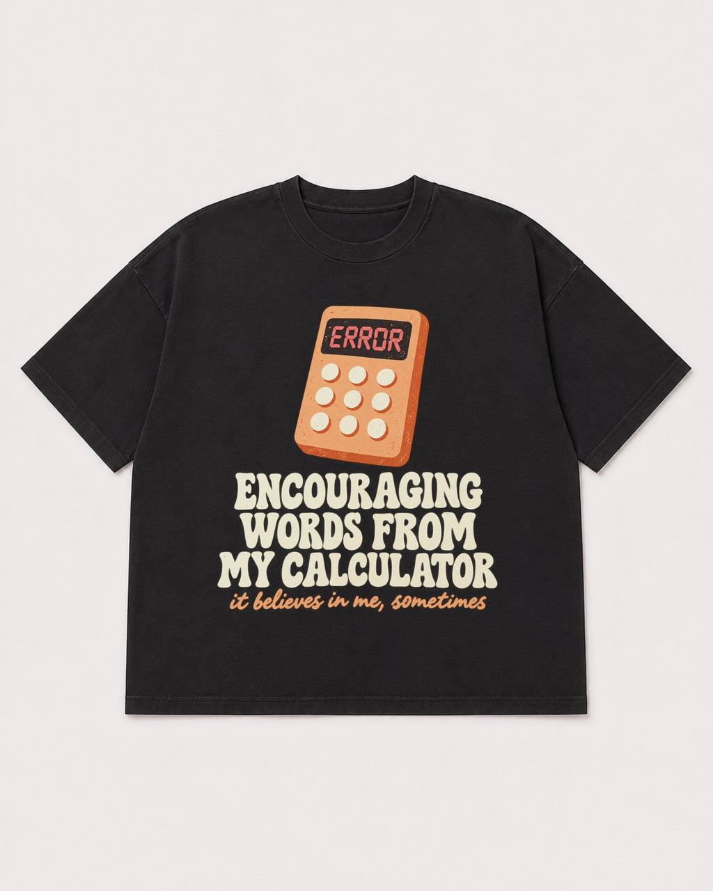 Mockup Boxy Heavyweight Tee Black product