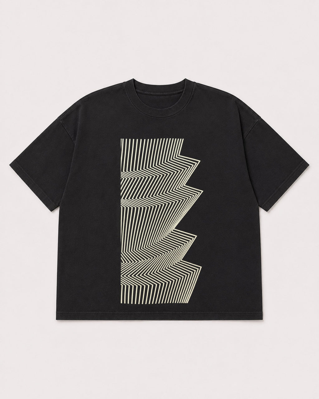Mockup Boxy Heavyweight Tee Black product