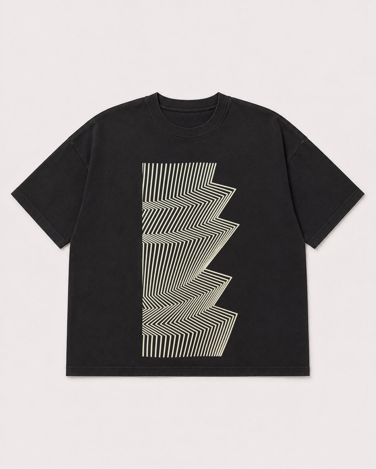 Mockup Boxy Heavyweight Tee Black product