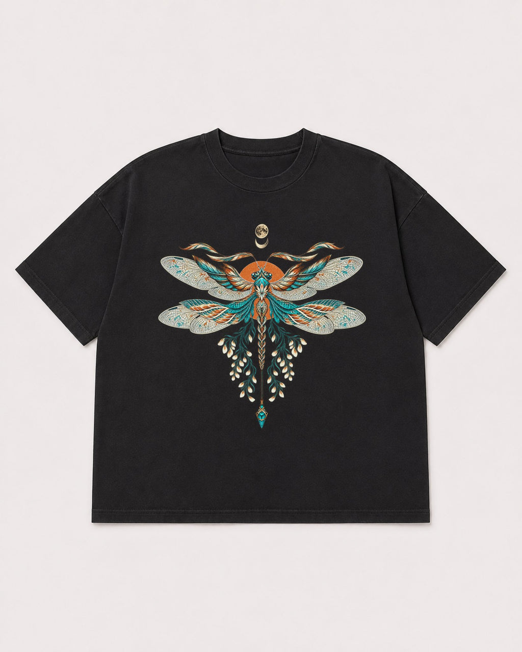 Mockup Boxy Heavyweight Tee Black product
