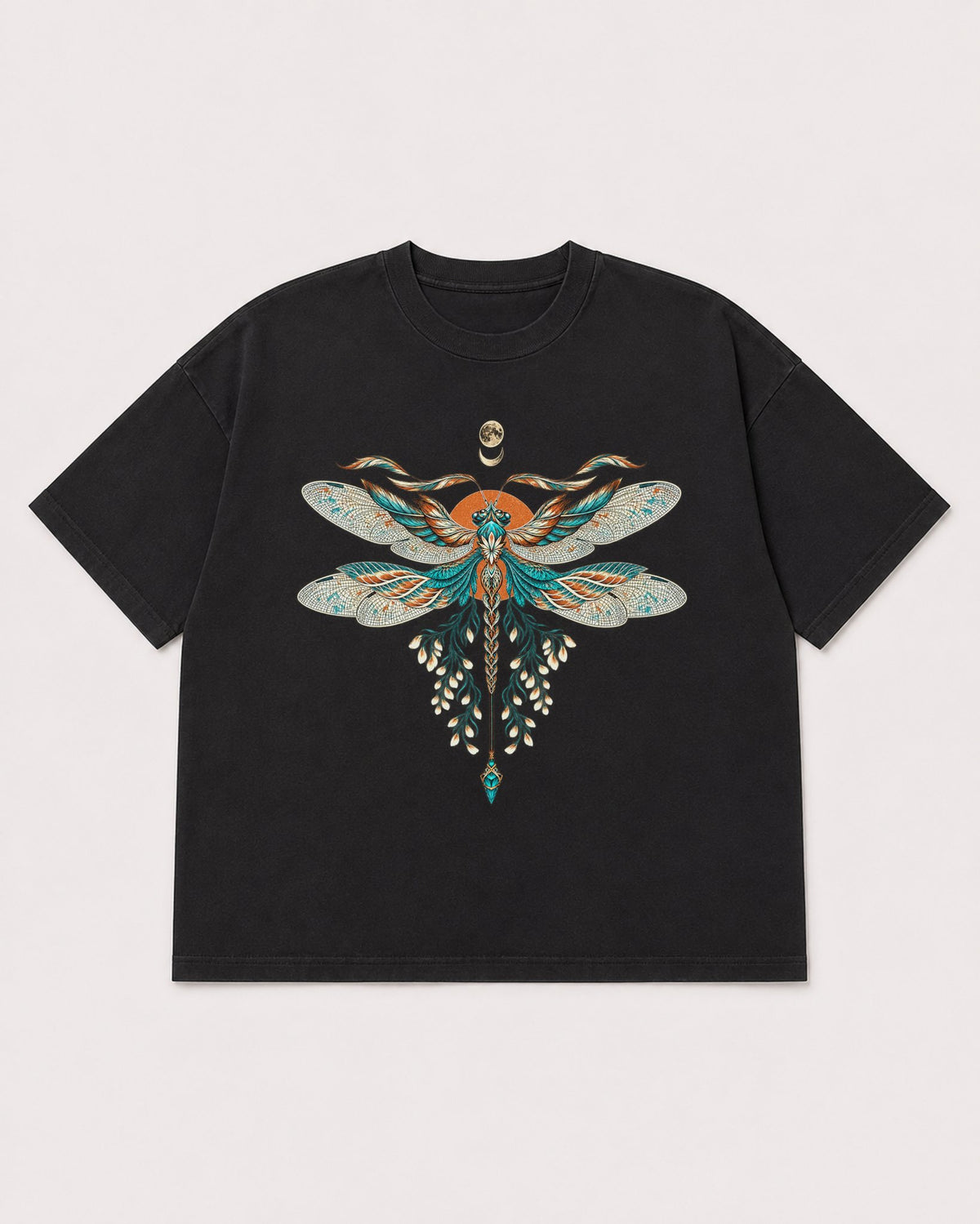 Mockup Boxy Heavyweight Tee Black product