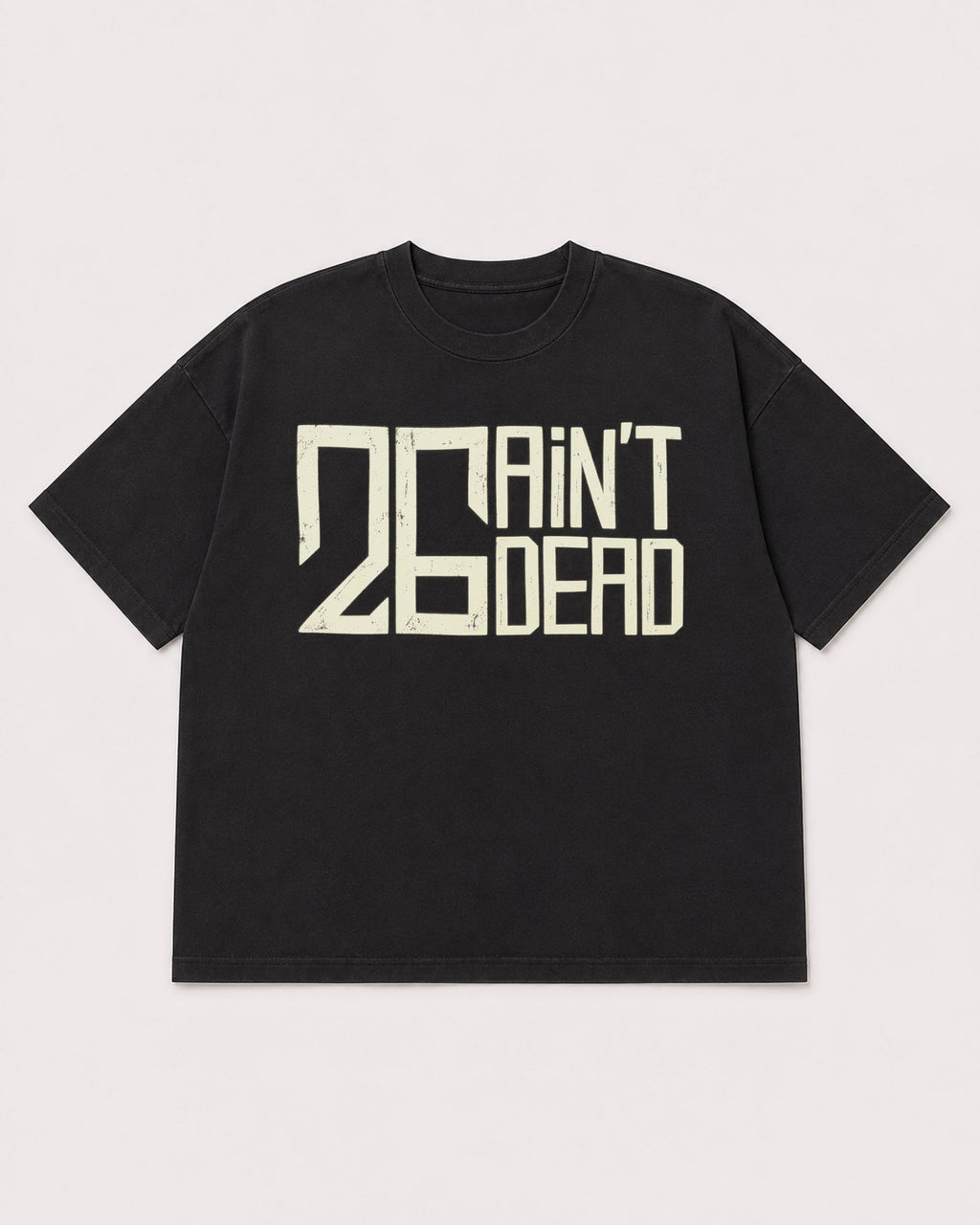Mockup Boxy Heavyweight Tee Black product