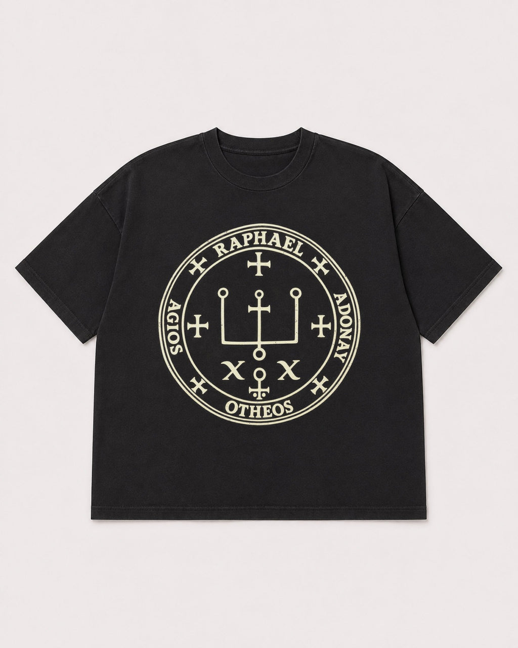 Mockup Boxy Heavyweight Tee Black product