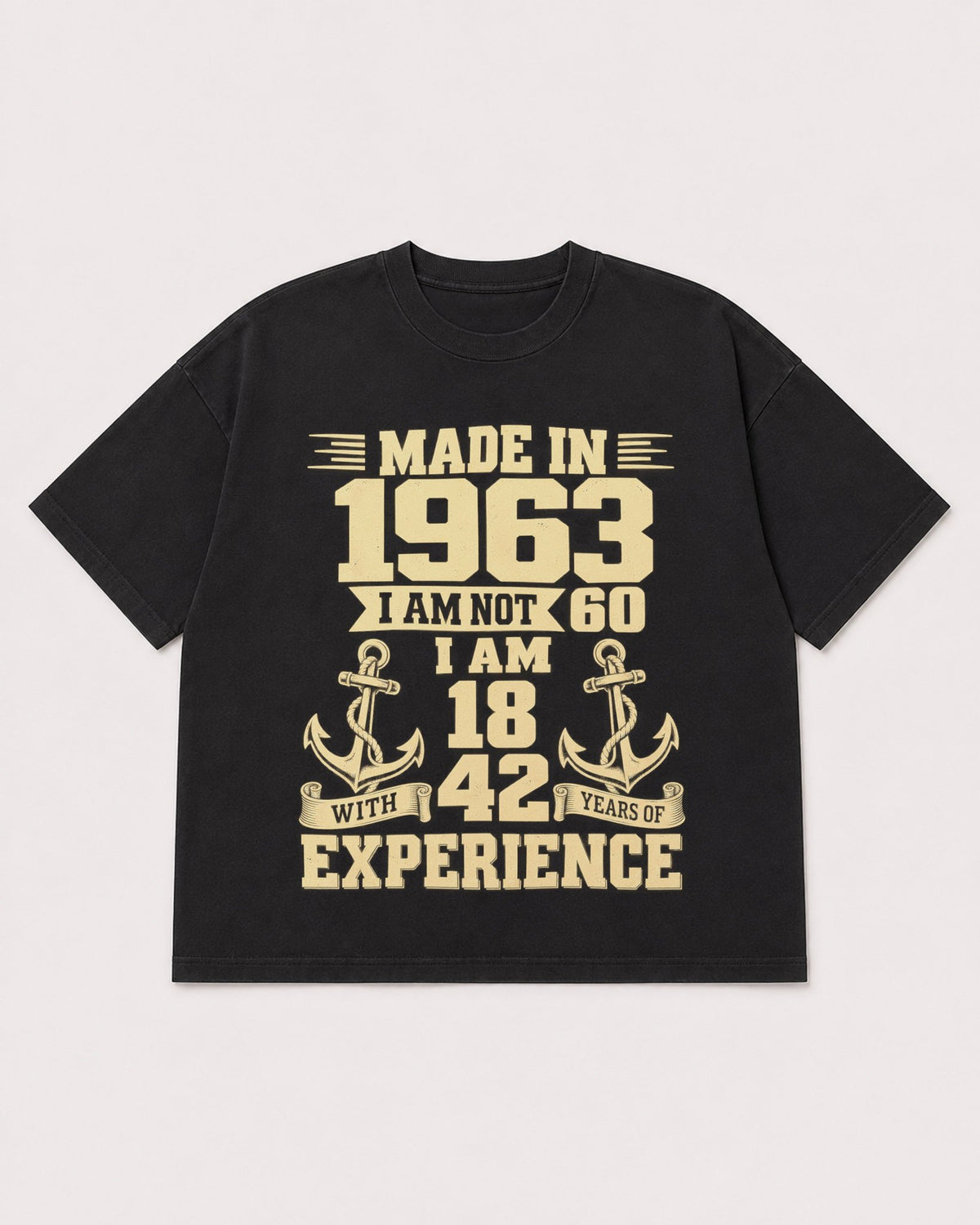 Mockup Boxy Heavyweight Tee Black product