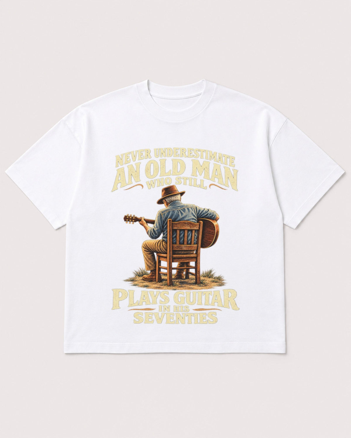 Mockup Boxy Heavyweight Tee White product