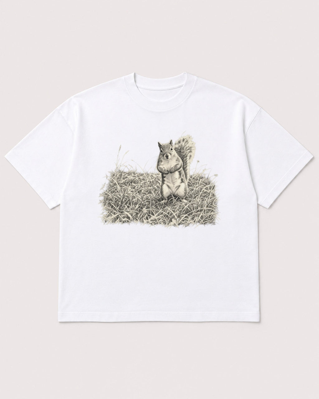 Mockup Boxy Heavyweight Tee White product