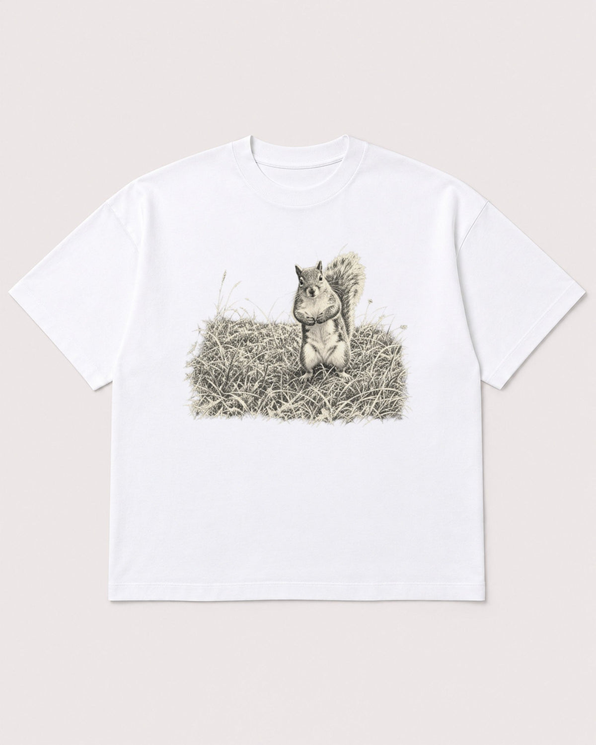 Mockup Boxy Heavyweight Tee White product