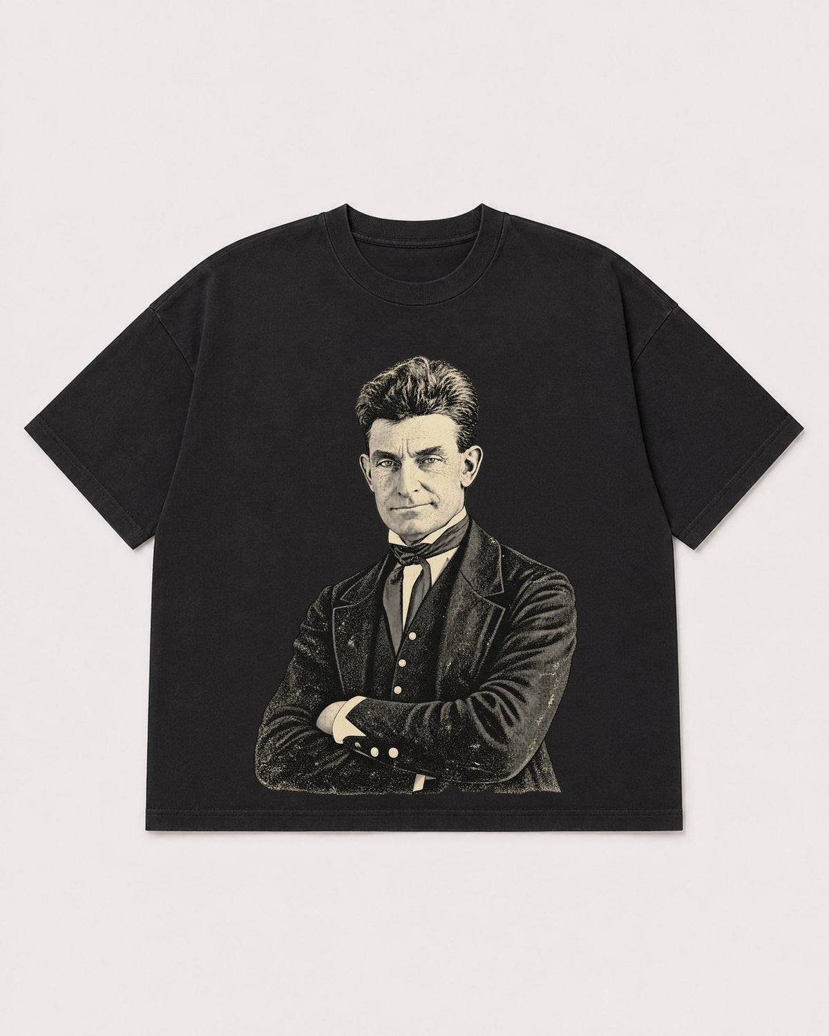 Mockup Boxy Heavyweight Tee Black product