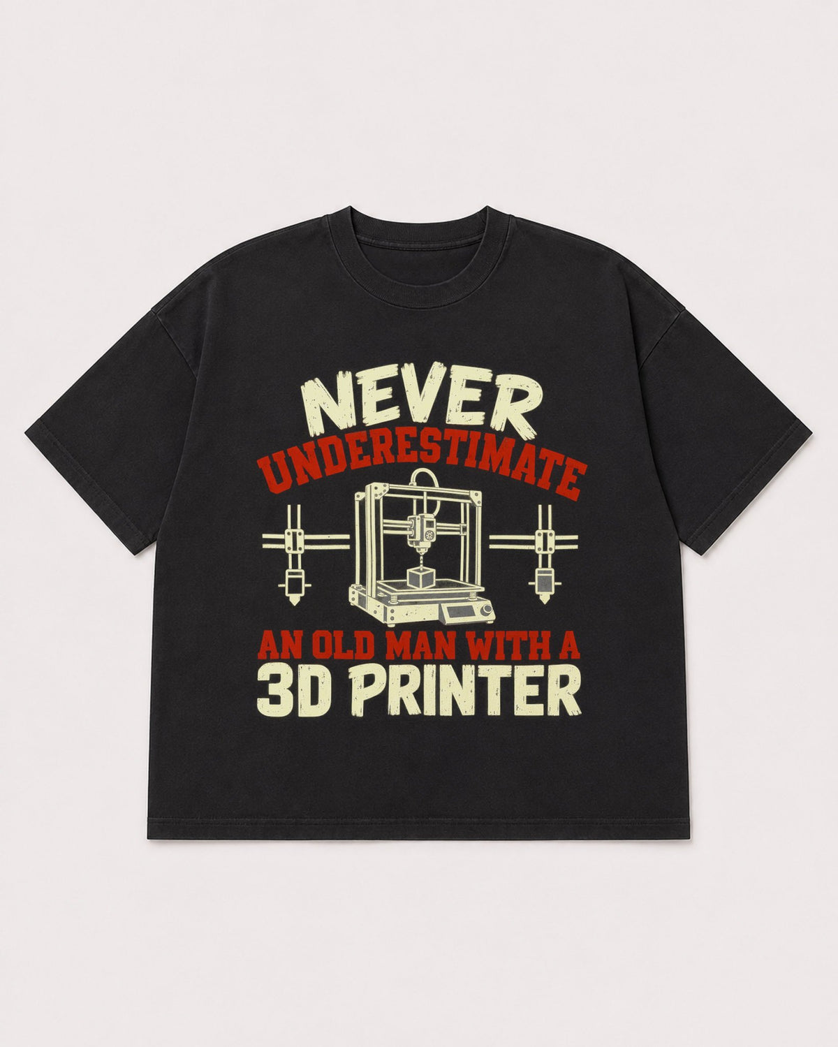 Mockup Boxy Heavyweight Tee Black product